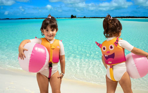 CHALECO FLOTADOR DE DISEÑO ¡Con agarre central!