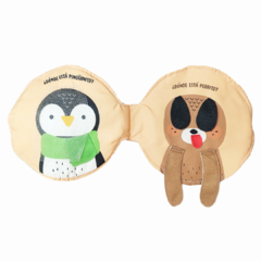 LIBRO DE TELA DIDACTICO PARA BEBES "¿DONDE ESTA OSITO?" - tienda online