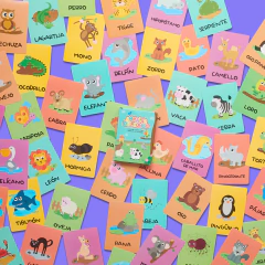 CARTAS "ANIMALES DEL MUNDO" - LeBebot.com