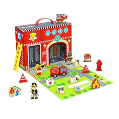 ESTACIÓN DE BOMBEROS ¡Con Caja Valija! Tooky Toy - comprar online