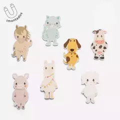 IMÁNES ¡Animales de granja en Goma Eva! - tienda online