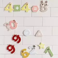 NUMEROS DE GOMA EVA - Juego de Números y Símbolos en internet