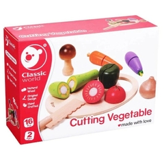 CORTANDO VERDURAS DE MADERA ¡con velcro ! - LeBebot.com
