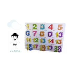 ROMPECABEZAS DE ENCASTRE ¡Numeros! - tienda online
