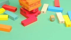 JENGA COLORES DE MADERA CON DADO - LeBebot.com