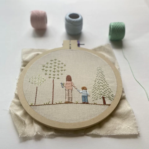 KIT DE BORDADO "CONTEMPLACION" - comprar online