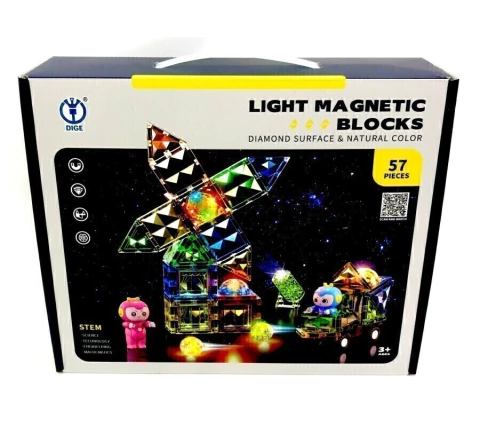 BLOQUES BRILLANTES MAGNÉTICOS - 57 Pzas. - comprar online