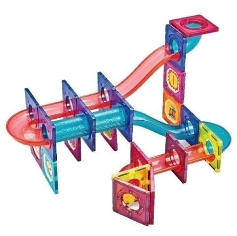JUEGO MAGNÉTICO ¡Con tobogán! 52 Pzas. - comprar online
