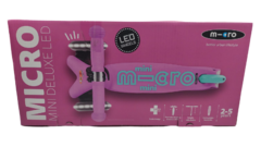 ¡MONOPATIN DISEÑO "SUIZO" CON LUZ LED! Mi-Cro (2 a 5 años)