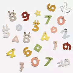 NUMEROS DE GOMA EVA - Juego de Números y Símbolos - tienda online