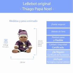 PAPÁ NOEL MEDIANO ESPECIAL "COLORES"- Edición Limitada - LeBebot.com