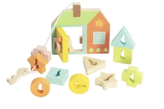 JUEGO DE MADERA "CERRANDO LA PUERTA" - comprar online