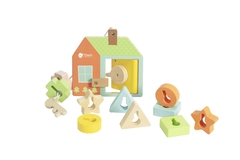 JUEGO DE MADERA "CERRANDO LA PUERTA" - tienda online