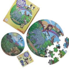 ROMPECABEZAS CIRCULAR "SELVA" ¡con piezas de madera! en internet