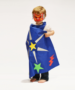 KIT PARA CREAR "MI CAPA DE SUPERHEROE"