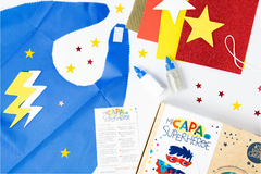 KIT PARA CREAR "MI CAPA DE SUPERHEROE" - comprar online