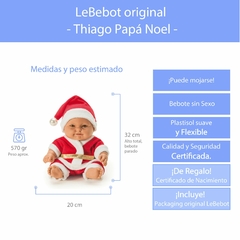 LEBEBOT PAPÁ NOEL "CLASICO" MEDIANO- Edición Limitada - LeBebot.com
