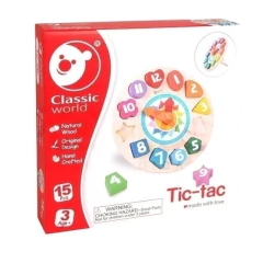 JUEGO DE ENCASTRE "Reloj Tic Tac" - comprar online