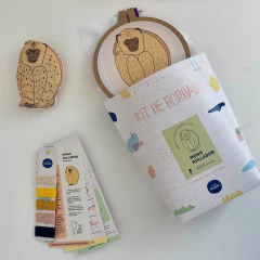 KIT DE BORDADO ANIMALES AUTOCTONOS "MONO AULLADOR" - comprar online