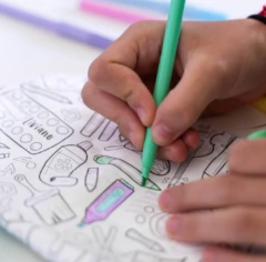 DELANTAL PINTABLE ¡Pintalo una y otra vez! - LeBebot.com