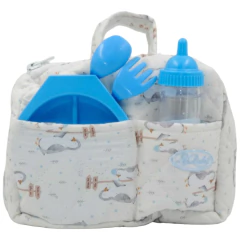 BOLSITO DE PASEO -Con mamadera mágica, plato y cubiertos-Lb790