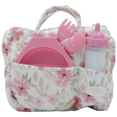 BOLSITO DE PASEO -Con mamadera mágica, plato y cubiertos-Lb790 - LeBebot.com