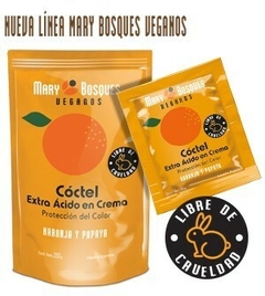 Mary Bosques - Coctel Extra Acido en Crema Naranja y Papaya - Sobre 20gr - comprar online