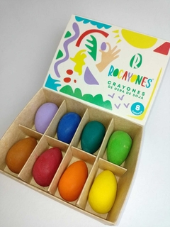 Crayones de cera de soja x 8