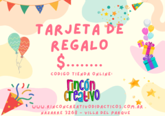 Tarjeta de Regalo - Gift Card - comprar online