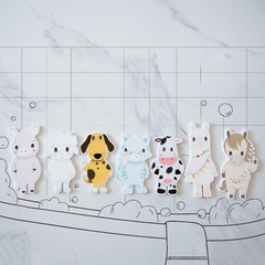 Animales de la granja para jugar en el agua