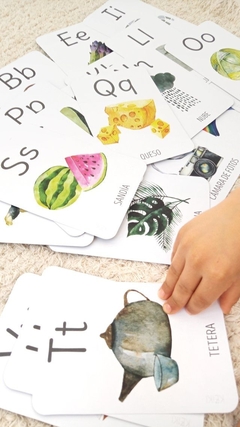 Flashcards Cartas de Aprendizaje Abecedario - comprar online