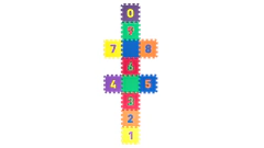 Piso de goma eva numeros Rayuela - comprar online
