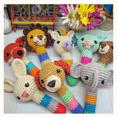 Sonajeros tejidos al crochet - Rincón Creativo 