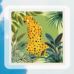 Cuadrito Leopardo de @hagamosolas