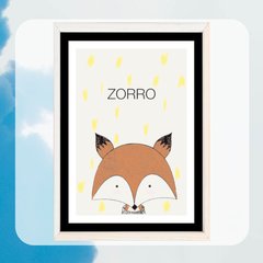Cuadrito Zorro de @hagamosolas