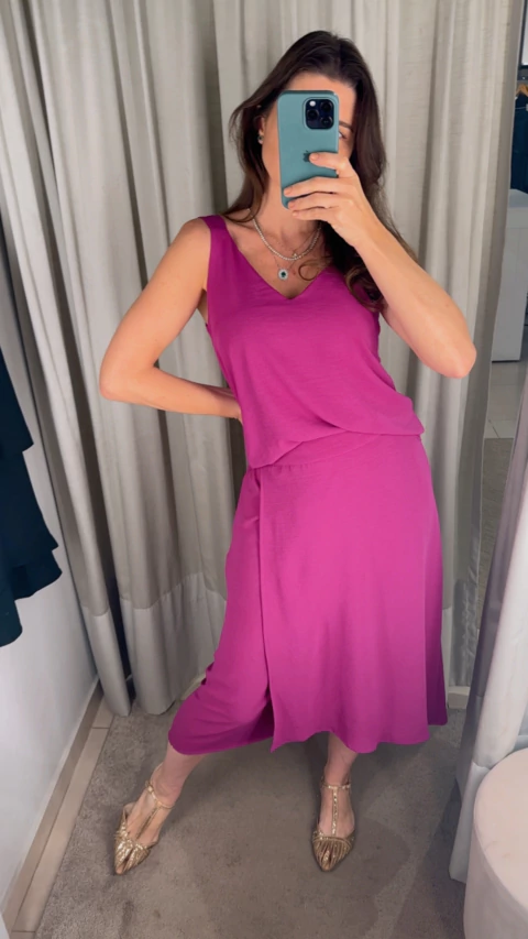 Conjunto Bela Saia + Regata Simone Froza - comprar online