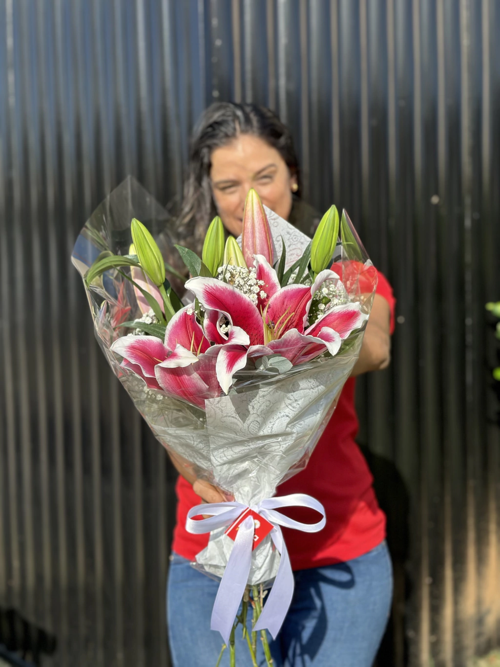 Buquê de Lírios - Cristal Flora