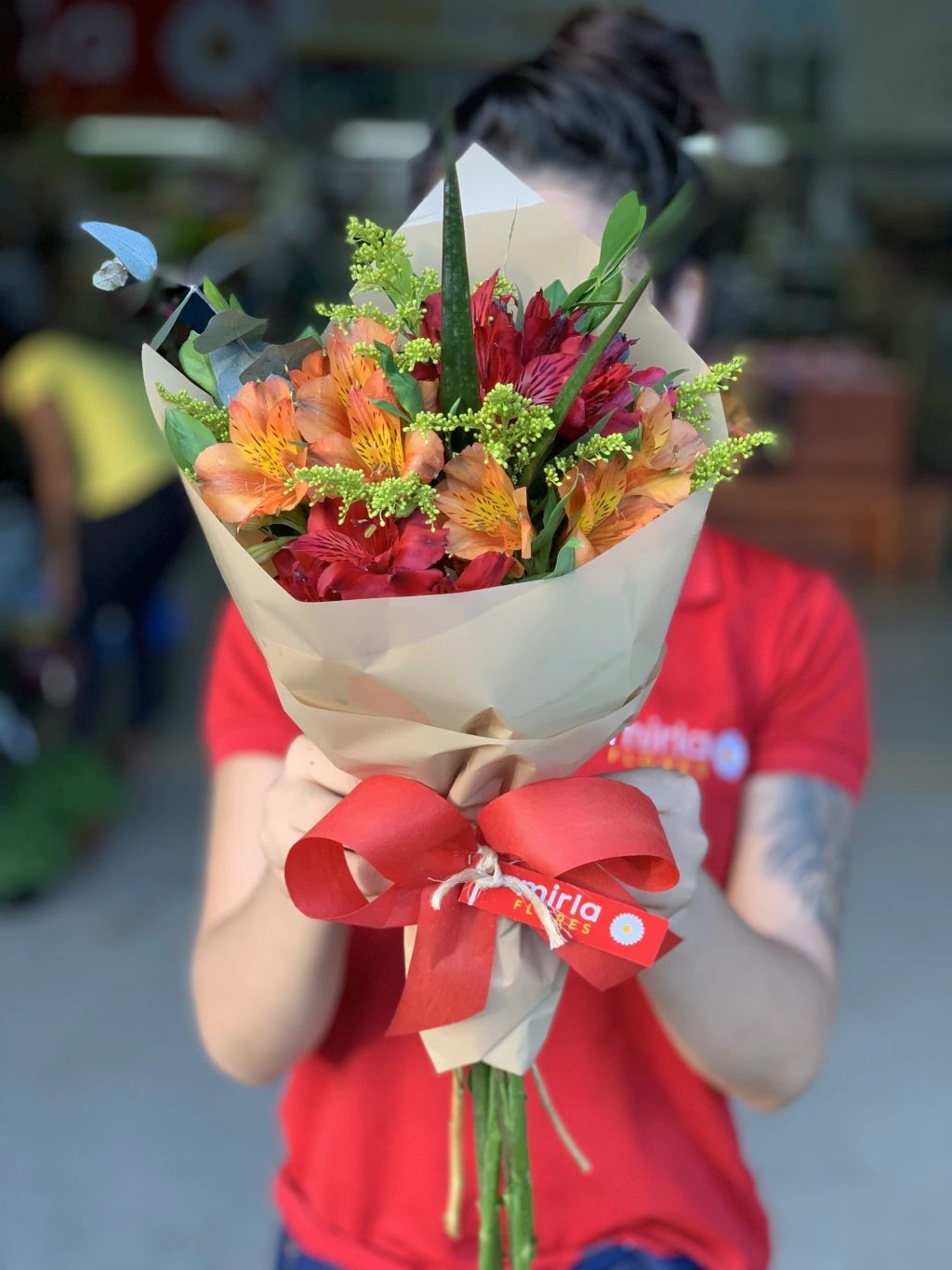 Delicado de Alstroemerias