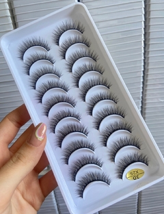 Cartela de cílios com 10 pares X25