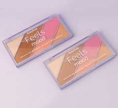 Paleta de bronzer, blush e iluminador - comprar online