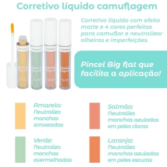 Corretivo camuflagem colorido Vizzela - comprar online