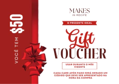 GIFT CARD VALE R$50 NA MAKES IN RECIFE
