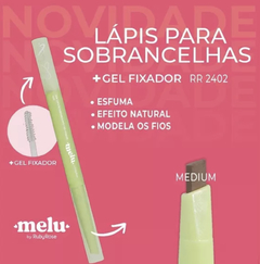 Lápis Para Sobrancelhas + Gel Fixador Melu by Ruby Rose na internet