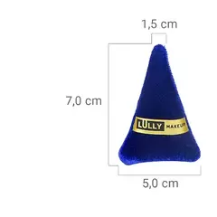 Esponja Pequena Triangular em Veludo - comprar online