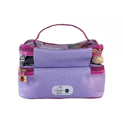 Necessaire Estampada Hello Kitty com Compartimento Duplo: Transparente e Estampado — KCHK-01L - loja online