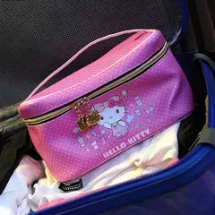 Necessaire Hello Kitty by Klass Vough – Estampada, Pink, Compacta e Funcional — KCHK-05P - loja online
