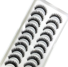 Cartela de cílios 10 pares H13-Mini - comprar online