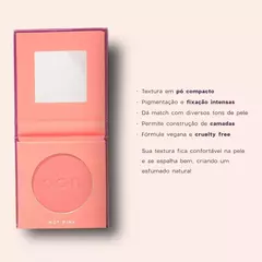 Blush Rosa - Blush Me Hot Pink Océane Purple 6,5g - Makes in Recife