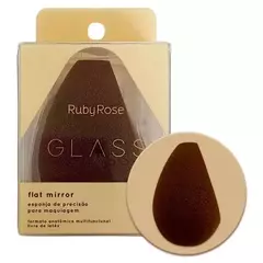 Esponja De Maquiagem Flat Mirror Glass Rubyrose