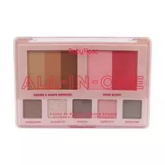 Paleta de Bronzer, Blush e Sombra All in One - Ruby Rose